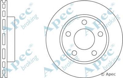 APEC BRAKING dsk2380 -  Тормозной диск